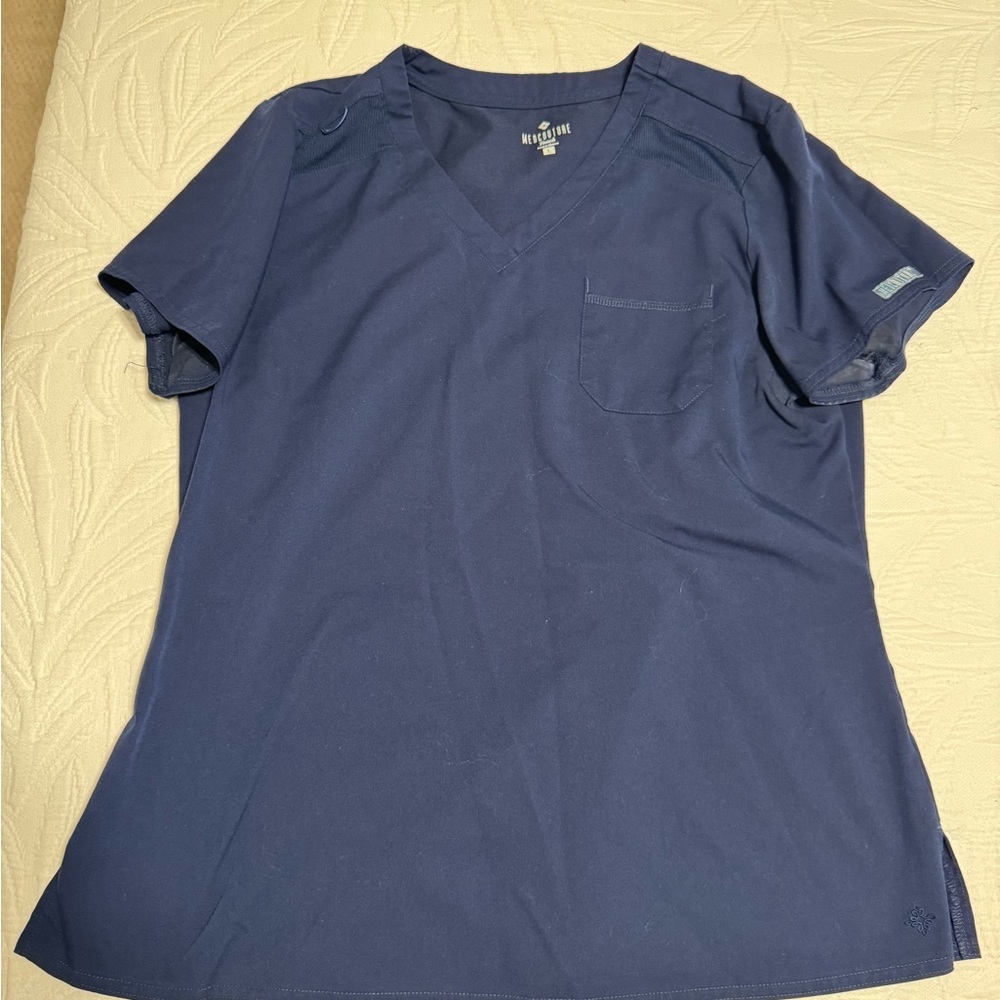 Med Couture Blue Short Sleeve Tee